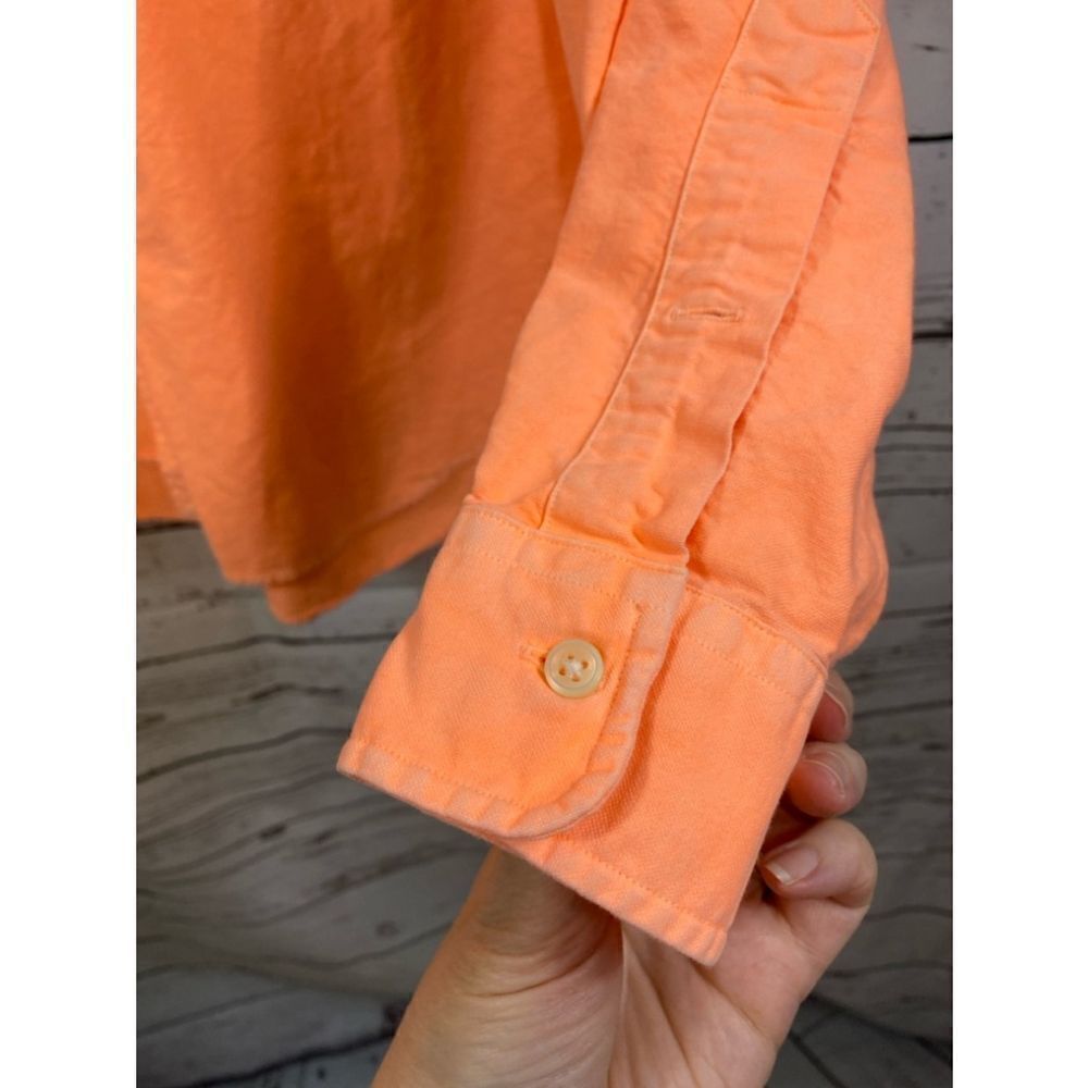 Men's Ralph Lauren Orange Long Sleeve Shirt XL - Picture 3 of 8